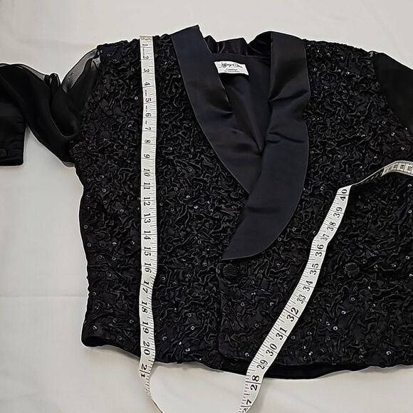 Jeffrey and dara by tom Barra evening top size medium - Picture 7 of 12